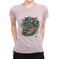 Eternal Battle Of Good And Evil 1981 Ladies Fitted T-shirt | Artistshot