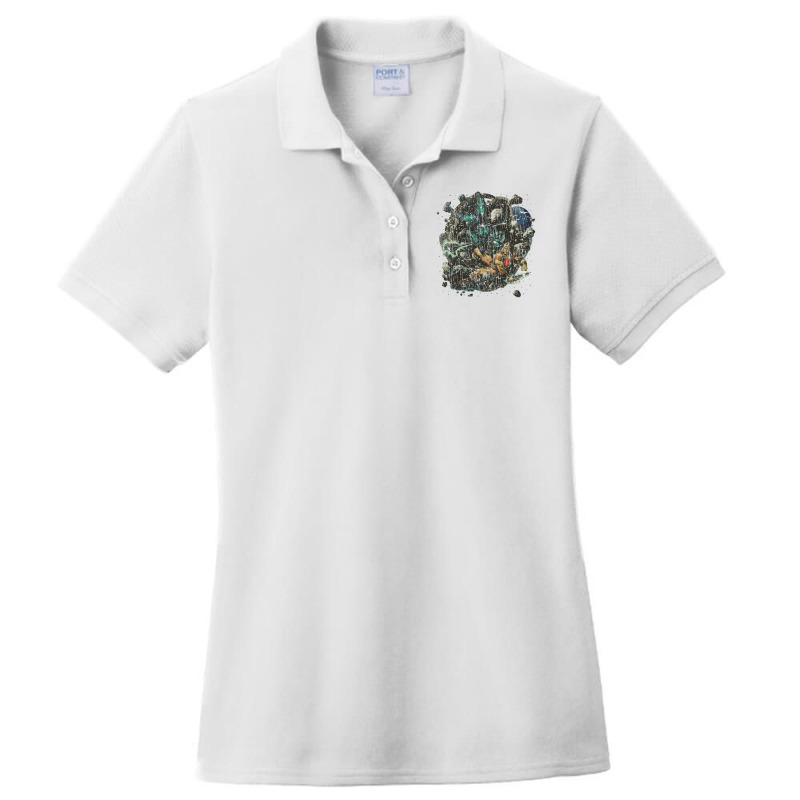 Eternal Battle Of Good And Evil 1981 Ladies Polo Shirt by apelsusu | Artistshot