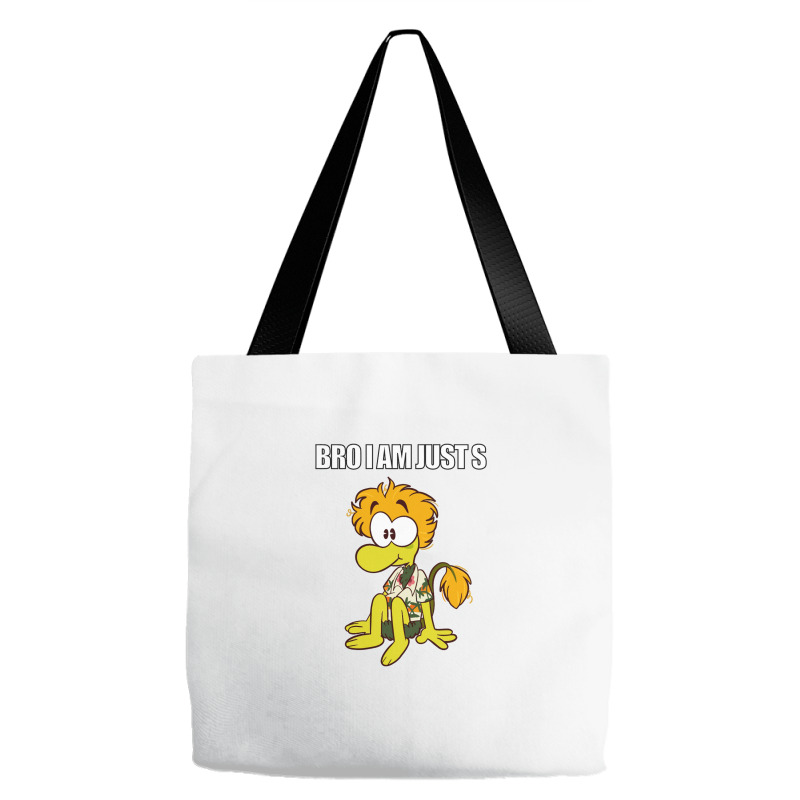 Just Sitting Here Tote Bags | Artistshot