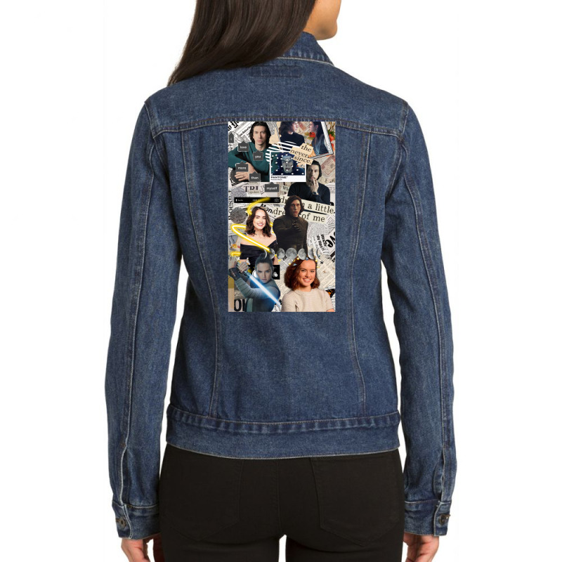 Romance Novel Actor Ladies Denim Jacket by rafikgafforp | Artistshot