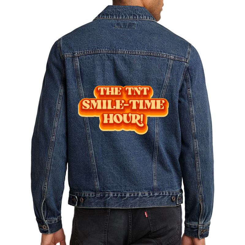 The Tnt Smile-time Hour Men Denim Jacket | Artistshot