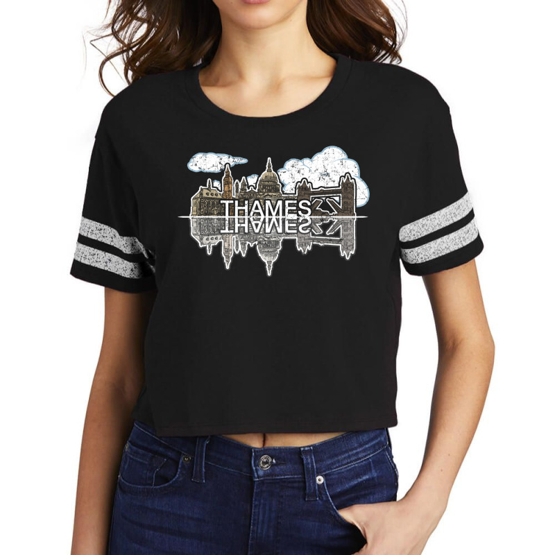 Thames Television (for Dark Shirts) Scorecard Crop Tee by mythagasperq | Artistshot