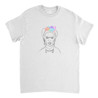 Frida Kahlo Line Art Classic T-shirt | Artistshot