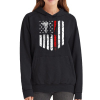 Radiology Technologist American Flag Patriotic Med Vintage Hoodie | Artistshot