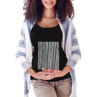 Hand Drawn Vertical Parallel Dense Black Lines On  Maternity Scoop Neck T-shirt | Artistshot