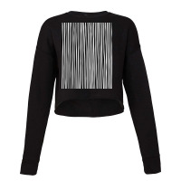 Hand Drawn Vertical Parallel Dense Black Lines On  Cropped Sweater | Artistshot