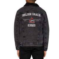 Relson Gracie Cleveland Jiu Jitsu T Shirt Unisex Sherpa-lined Denim Jacket | Artistshot