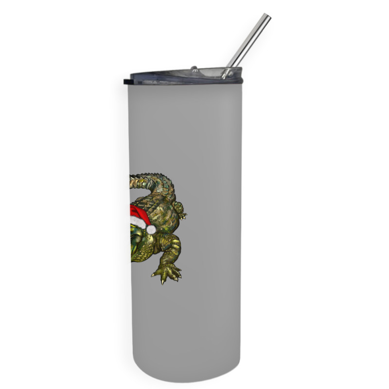 Christmas Alligator Skinny Tumbler | Artistshot