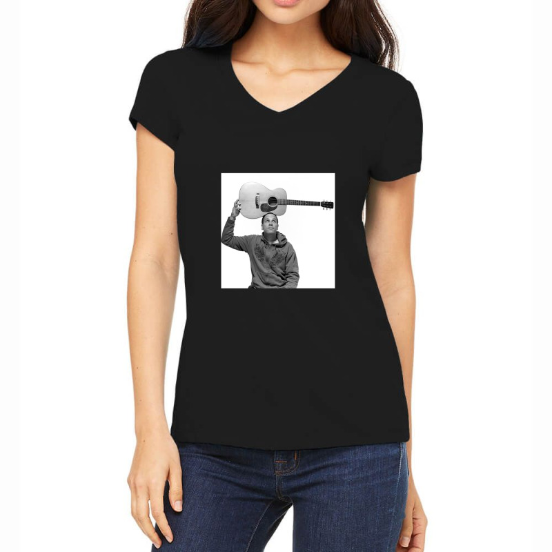 Jack Johnson Women's V-Neck T-Shirt by Alexsmith | Artistshot