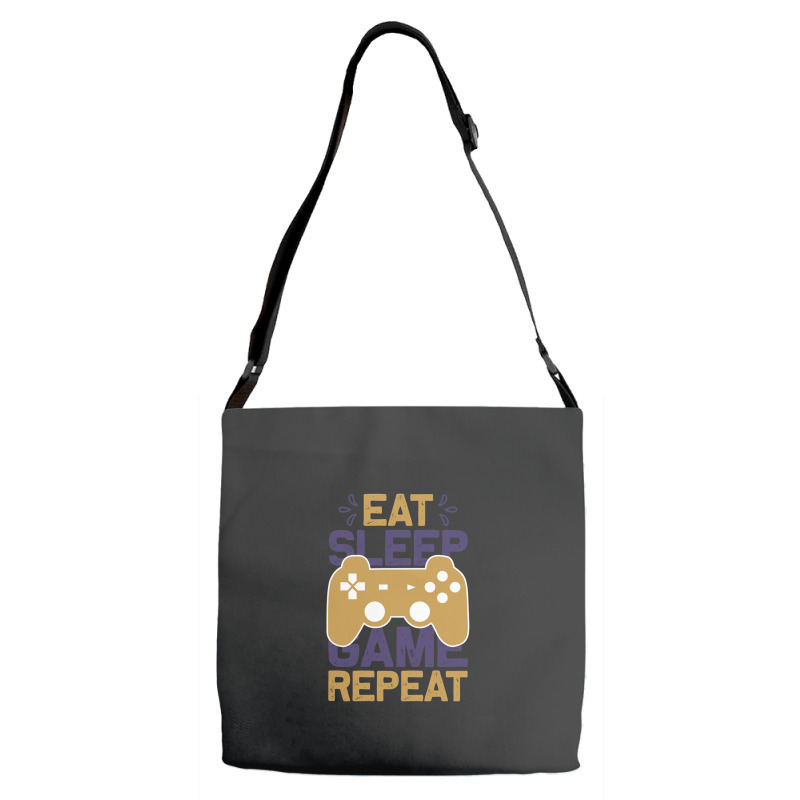 Eat Sleep - Tshirt Adjustable Strap Totes | Artistshot