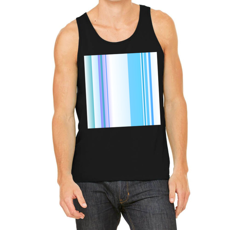 Vertical Blue And White Striped  1 Tank Top by JONNELLENORTONN | Artistshot