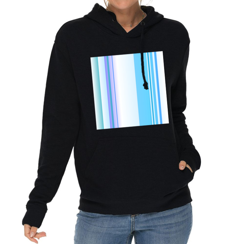 Vertical Blue And White Striped  1 Lightweight Hoodie by JONNELLENORTONN | Artistshot