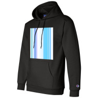 Vertical Blue And White Striped  1 Champion Hoodie | Artistshot