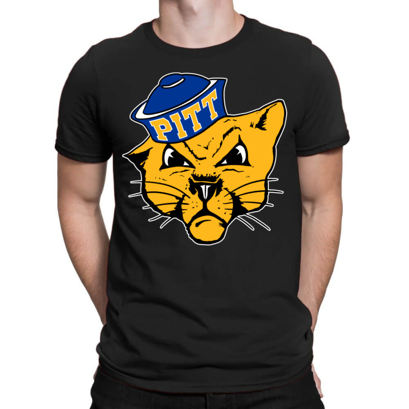 Vintage Pittsburg Panther Mascot Wearing A Cap T-shirt | Artistshot