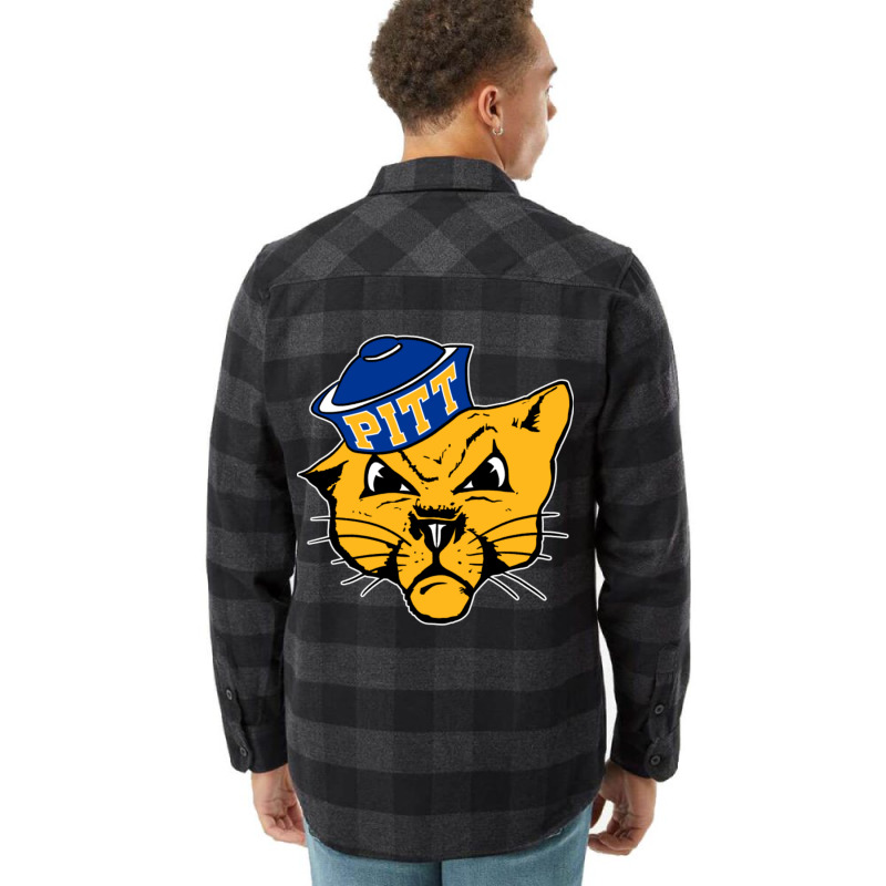 Vintage Pittsburg Panther Mascot Wearing A Cap Flannel Shirt | Artistshot