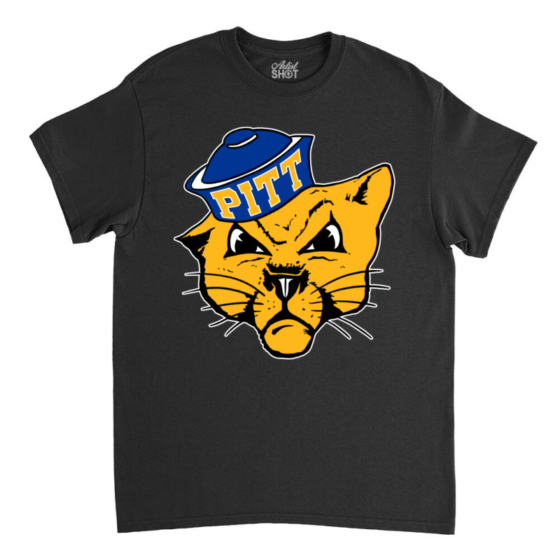 Vintage Pittsburg Panther Mascot Wearing A Cap Classic T-shirt | Artistshot