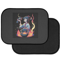 Woman Cooking Rear Car Mat | Artistshot