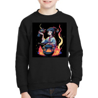 Woman Cooking Youth Sweatshirt | Artistshot