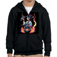 Woman Cooking Youth Zipper Hoodie | Artistshot