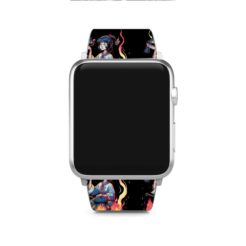 Woman Cooking Apple Watch Band | Artistshot