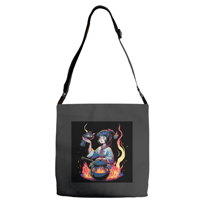 Woman Cooking Adjustable Strap Totes | Artistshot