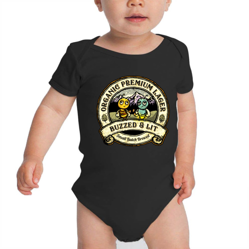 Buzzed And Lit Baby Bodysuit by Who Tees | Artistshot