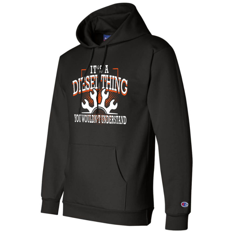 Diesel Thing Dont Understand Champion Hoodie by Who Tees | Artistshot