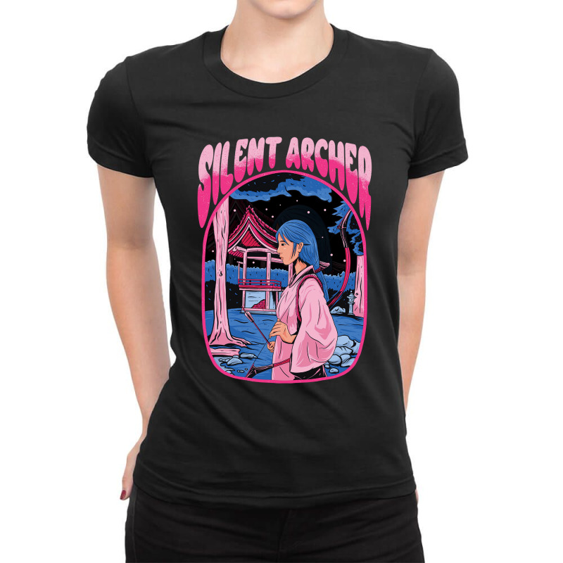 Silent Archer Ladies Fitted T-Shirt by nenek | Artistshot