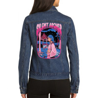 Silent Archer Ladies Denim Jacket | Artistshot