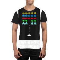 I Want To Believe Space Alien Invaders T Shirt Graphic T-shirt | Artistshot