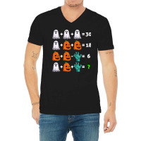 Operation Halloween Costume Math Teacher V-neck Tee | Artistshot