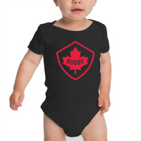 Canada National Rugby Baby Bodysuit | Artistshot