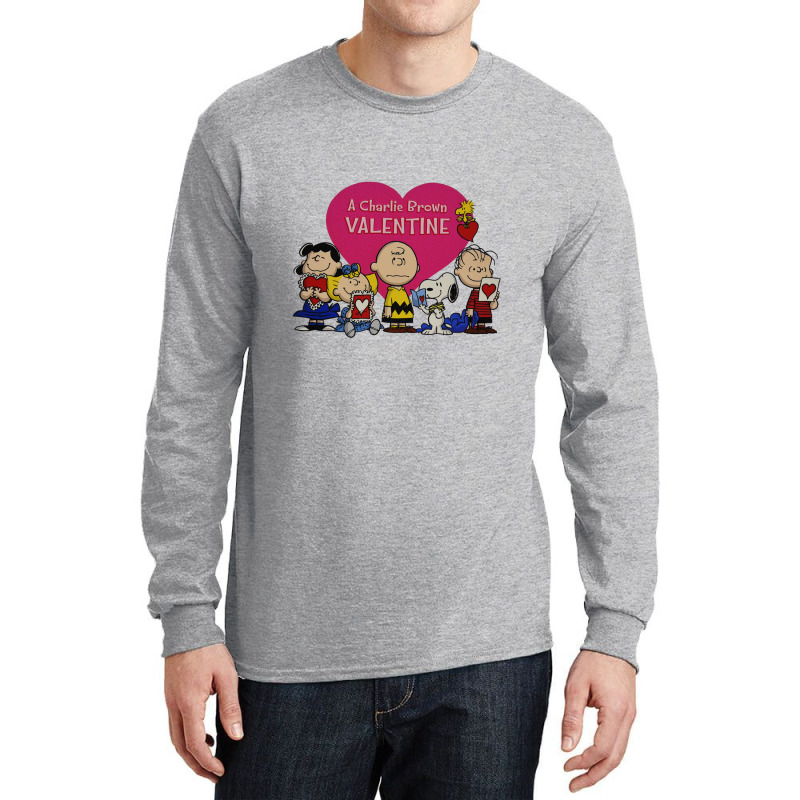 Peanut Valentine   Valentine Day Long Sleeve Shirts by Russell J Rangel | Artistshot