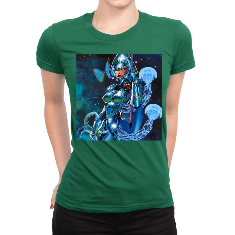 Lilandra Collage Ladies Fitted T-Shirt by btrosmalada0 | Artistshot