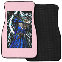 Merlin   Traditional High Fantasy Wizard (blue) Front Car Mat | Artistshot