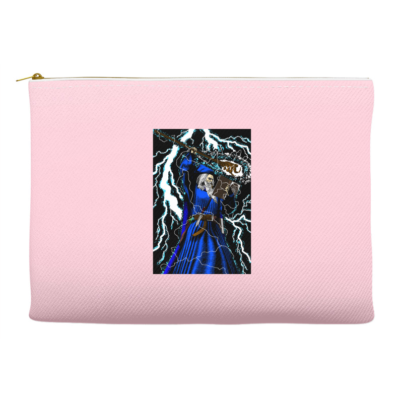 Merlin   Traditional High Fantasy Wizard (blue) Accessory Pouches | Artistshot