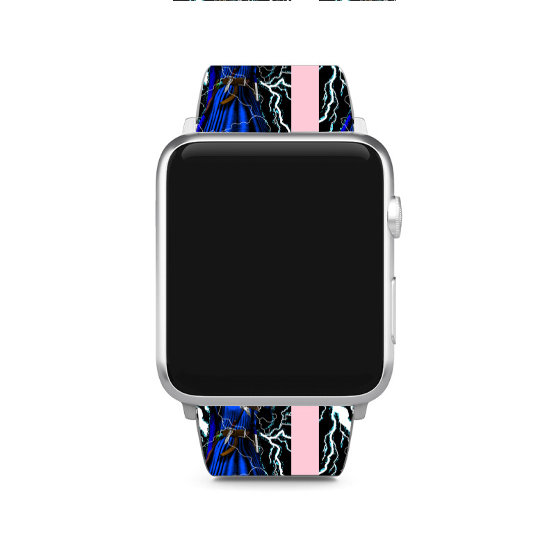 Merlin   Traditional High Fantasy Wizard (blue) Apple Watch Band | Artistshot