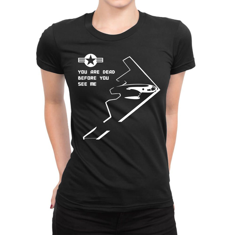 Design Northrop Grumman B 2 Spirit Stealth Bomber Ladies Fitted T-Shirt by Henz | Artistshot