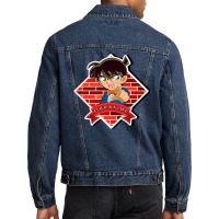 Jibranime Detective Conan Confirmation Men Denim Jacket | Artistshot