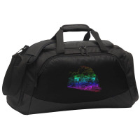 Railroad Model Train Steam Train Glow Model Railro Active Duffel | Artistshot