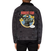 Robert Cop Unisex Sherpa-lined Denim Jacket | Artistshot