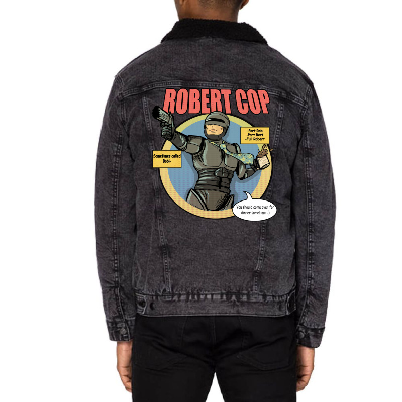 Robert Cop Unisex Sherpa-lined Denim Jacket | Artistshot