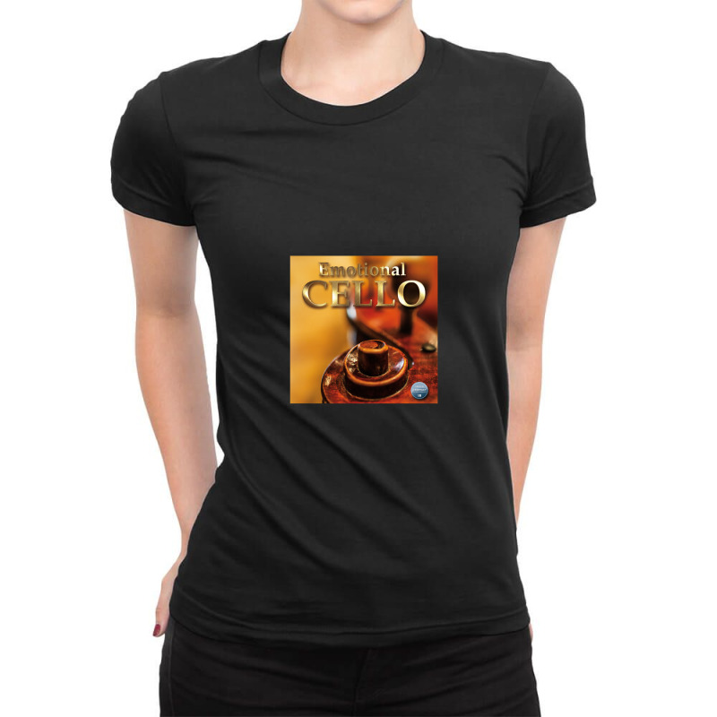 Emotional Cello Ladies Fitted T-Shirt by AlanWheeler | Artistshot