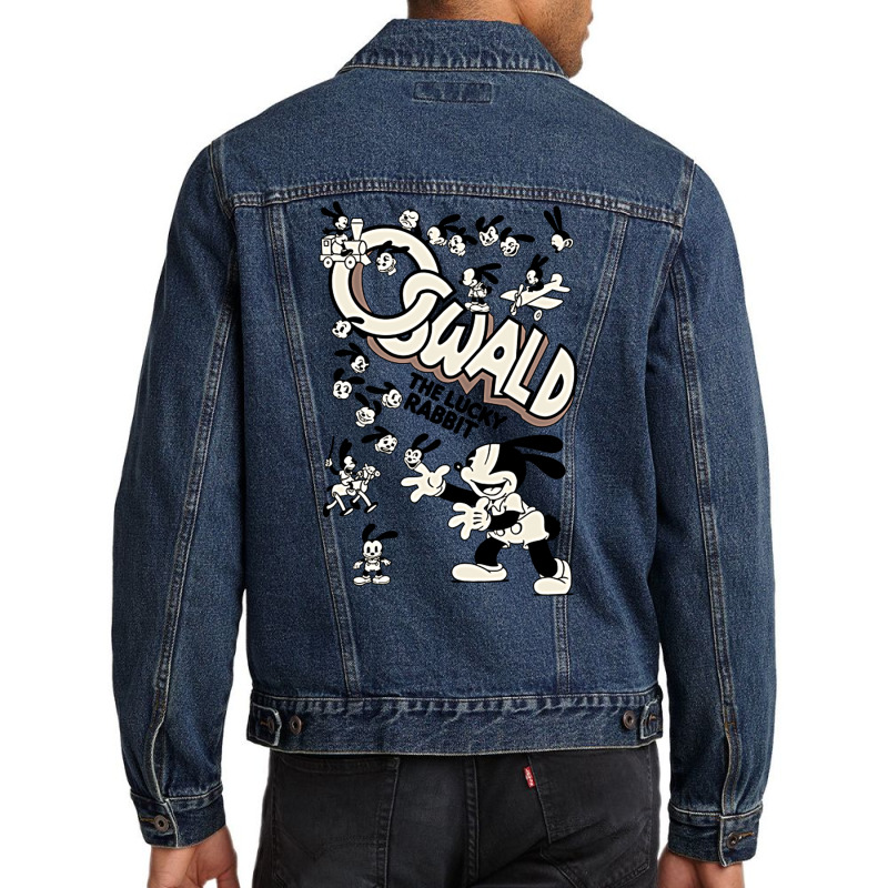 Oswald The Lucky Rabbit  1 Men Denim Jacket by paturusharpek | Artistshot