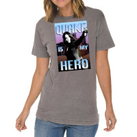 Quake Is My Hero Poster Vintage T-shirt | Artistshot