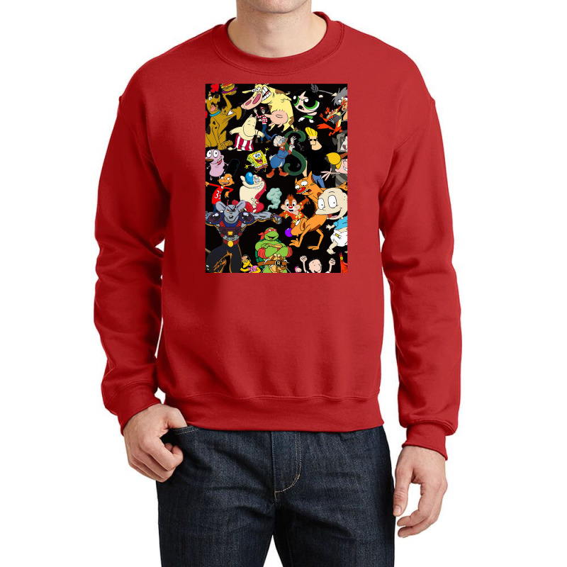 Retro Cartoons Rugrats 80s 90s Tv Show Cartoon Roc Crewneck Sweatshirt by paturusharpek | Artistshot