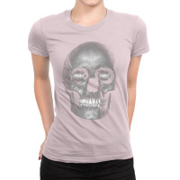 Sandman Corinthian Skull Ladies Fitted T-shirt | Artistshot