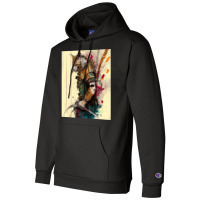 Cat In Action Pose Champion Hoodie | Artistshot