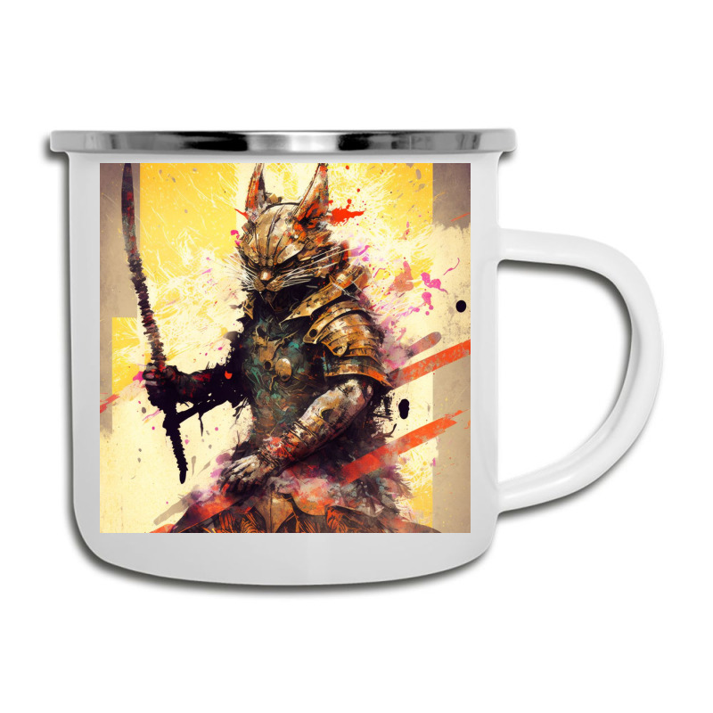 Cat Soldier Camper Cup | Artistshot