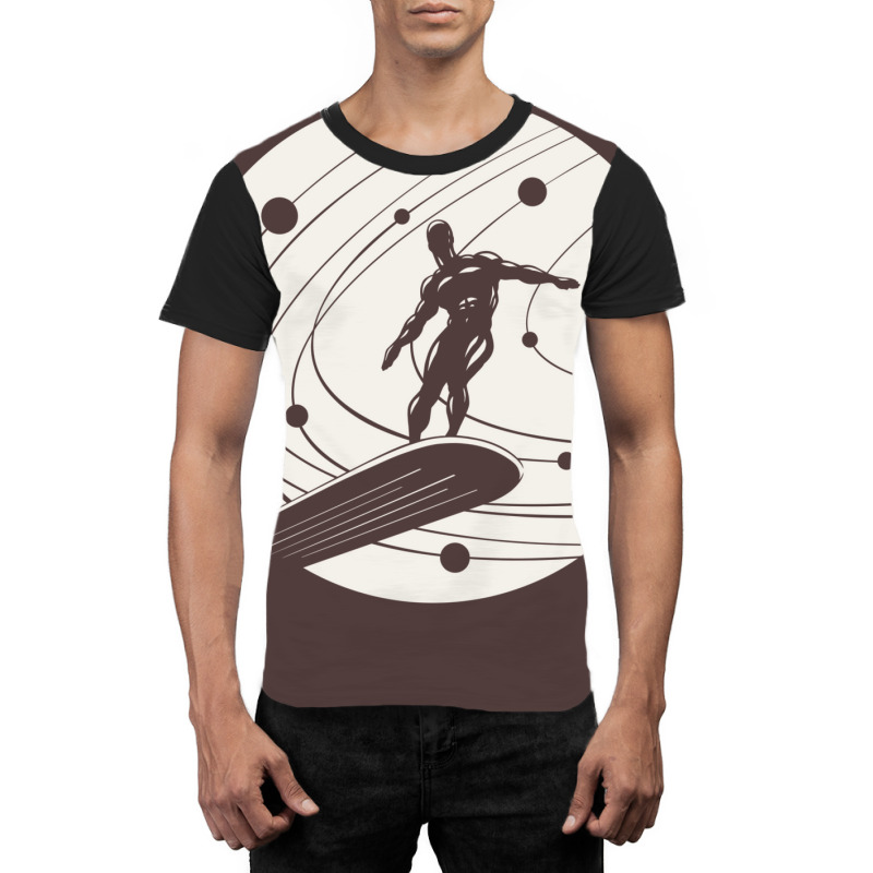 Silver Surfer Minimalist White Graphic T-shirt by paturusharpek | Artistshot